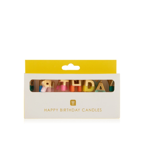 Talking Tables Rainbow Happy Birthday Candles