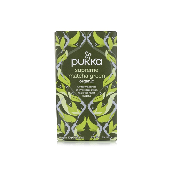 اشتري Pukka supreme matcha green tea  20s 30g في الامارات