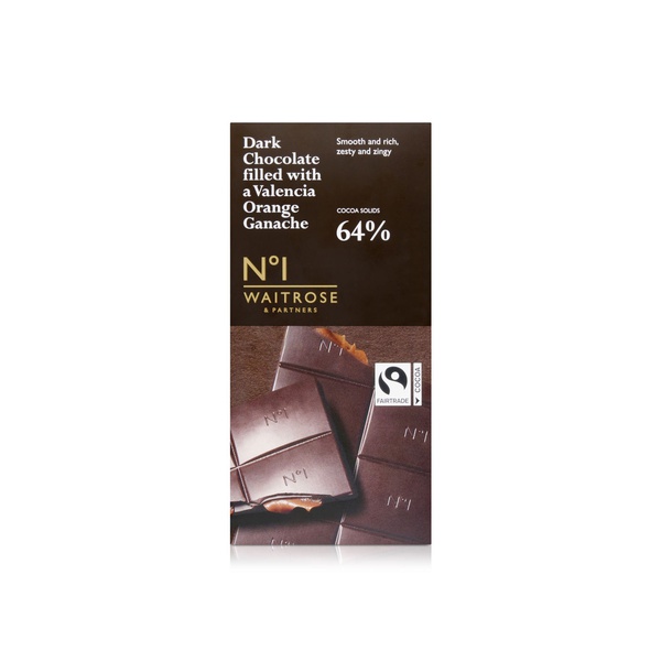 Waitrose No.1 Valencia Orange Ganache Dark 90g