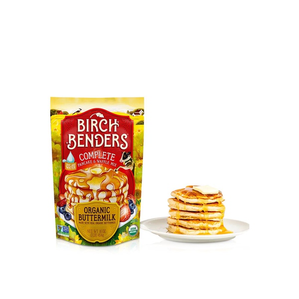 Birch Benders Organic Buttermilk Complete Pancake and Waffle Mix 454g
