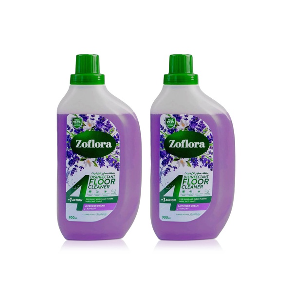 Zoflora Lavender Floor Cleaner 900ml x 2