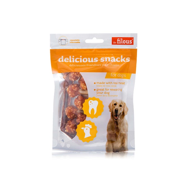 اشتري Les Filous rawhide chickenn rice sticks for dogs 100g في الامارات