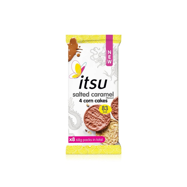 Itsu Salted Caramel Corn Cakes 68g