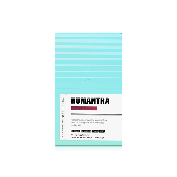 Humantra Black Cherry Electrolyte Supplement 20 Sticks