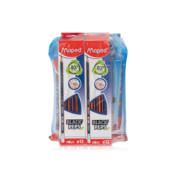 Maped Colour Pencils x 18 & Felt Colour Pens x 12