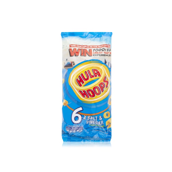 Hula Hoops Salt and Vinegar 6 x 24g