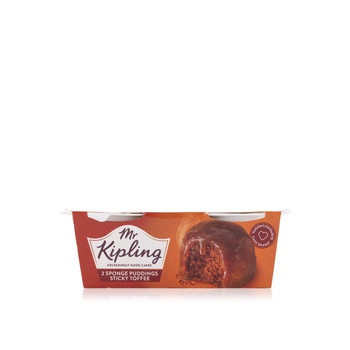 Mr Kipling Sticky Toffee Sponge Puddings 2 x 95g