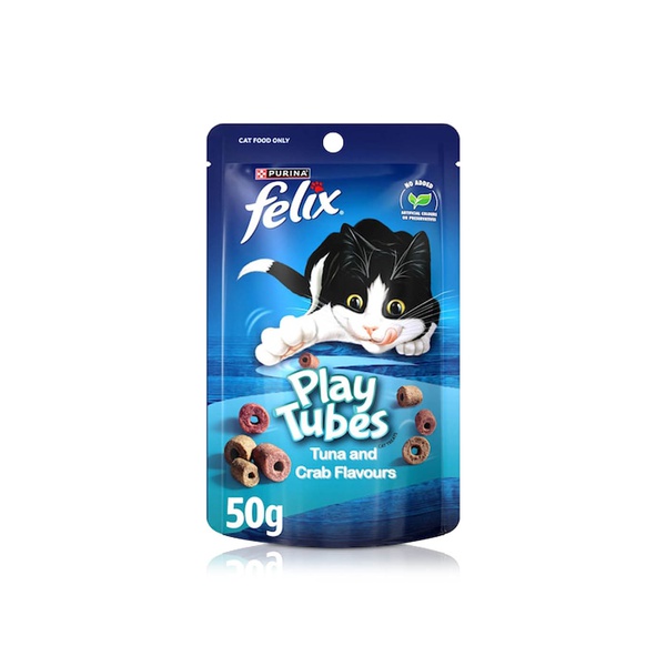 Felix Play Tubes Tuna and Crab Cat Treats 50g
