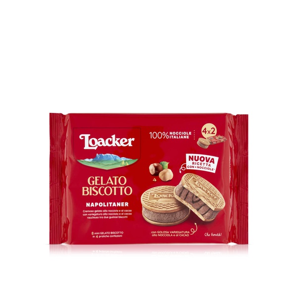 Loacker Napolitaner Gelato Biscuit Ice Cream 66g x 4