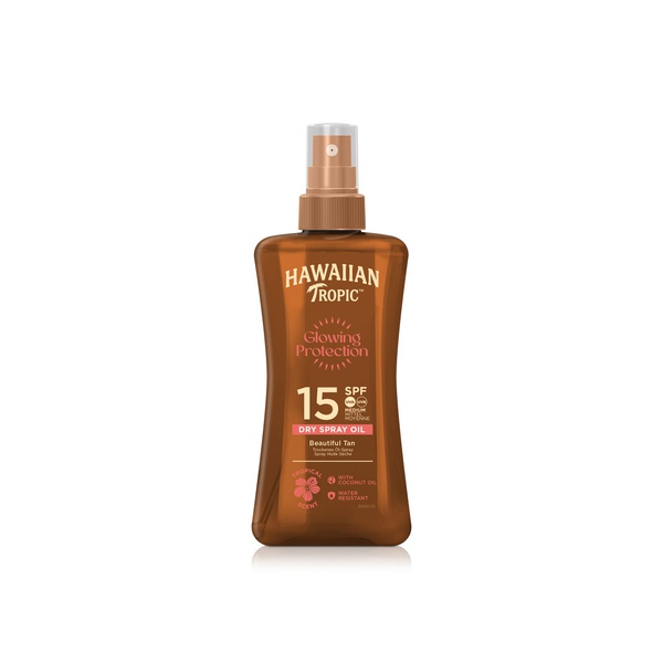 Hawaiian Tropic Glowing Protection Dry Oil SPF15 200ml