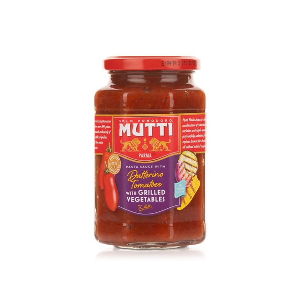 Mutti Pasta Sauce with Datterino Tomatoes and Grilled Vegetables 400g