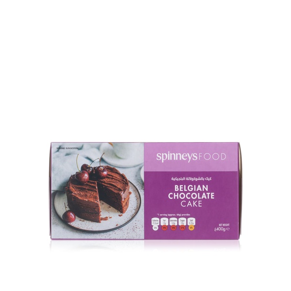 اشتري Spinneysfood Belgian Chocolate Cake 400g في الامارات