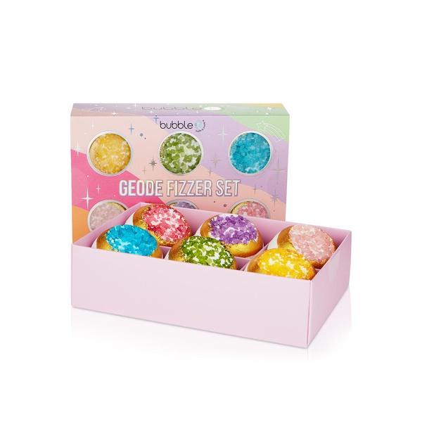 Bubble T Rainbow Geode Fizzer Bath Bomb Set 100g x 6