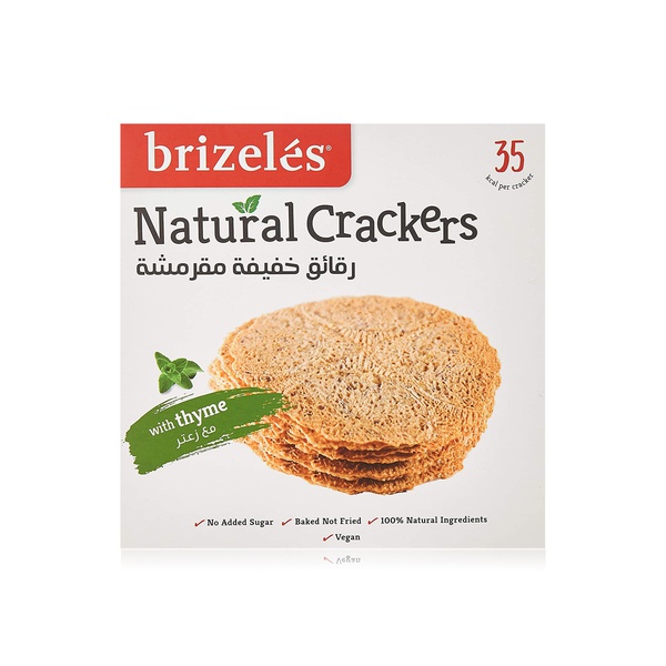 اشتري Brizeles natural crackers with thyme 120g في الامارات