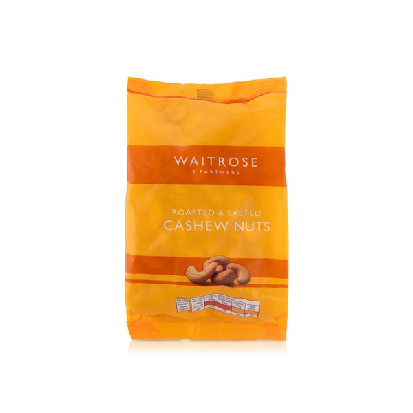 Waitrose Roasted and Salted Cashews 250g