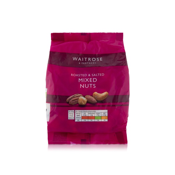 Waitrose Roasted and Salted Mixed Nuts 200g