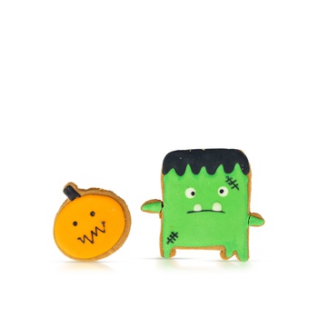 Frankie the Monster n Pumpkin Halloween Cookies 75g