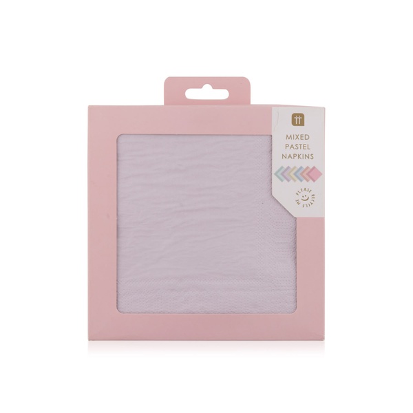 Talking Tables We Heart Pastels Multicoloured Napkins 33cm