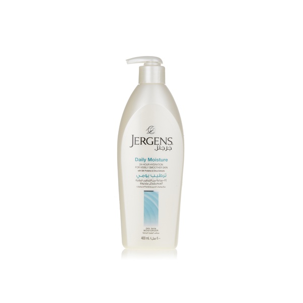 Buy Jergens daily moisture dry skin moisturiser 400ml in UAE