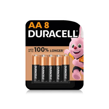 Duracell Alkaline AA Battery x 8