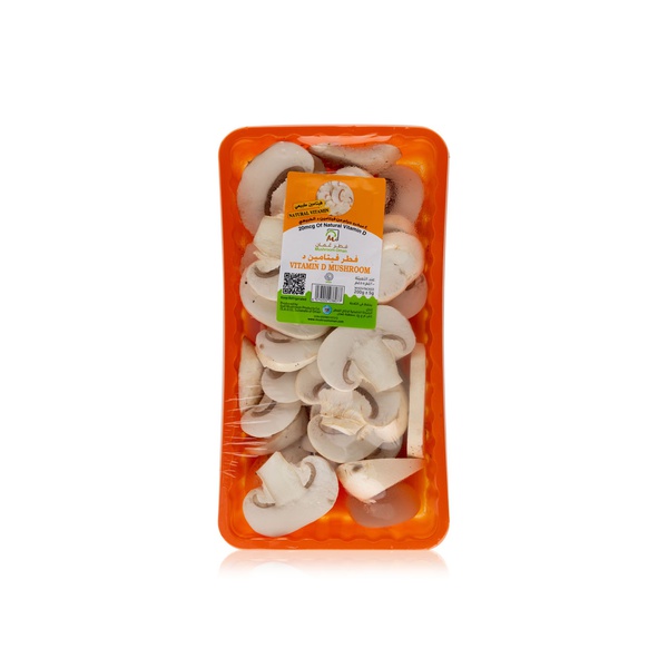 Gulf Mushrooms Sliced Mushrooms with Vitamin D Oman 200g