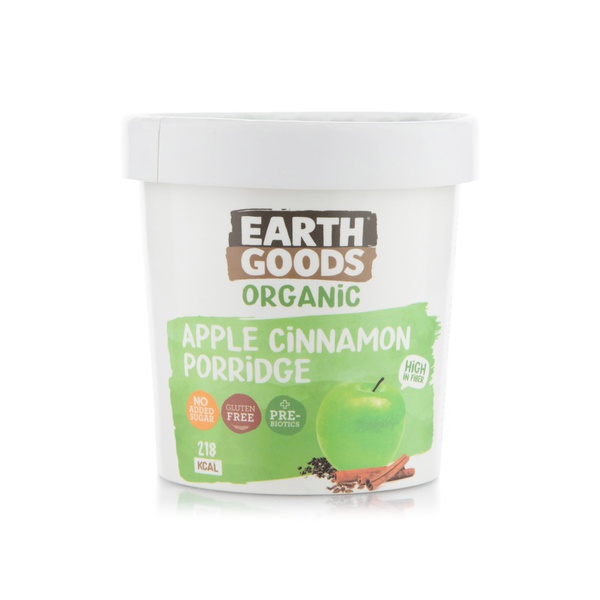 Earth Goods Organic Gluten-Free Apple and Cinnamon Porridge 60g