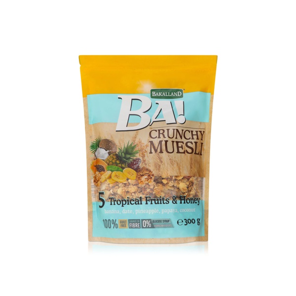 Ba! Crunchy Muesli with 5 Tropical Fruits & Honey 300g
