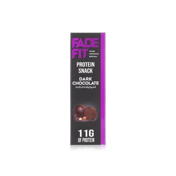 Buy Fade Fit dark chocolate protein snack 60g in UAE