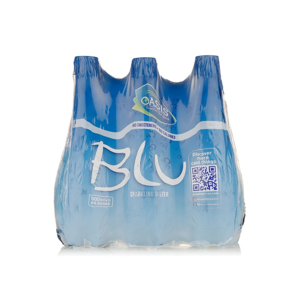 Buy Oasis Blu sparkling water 6 x 500ml in UAE