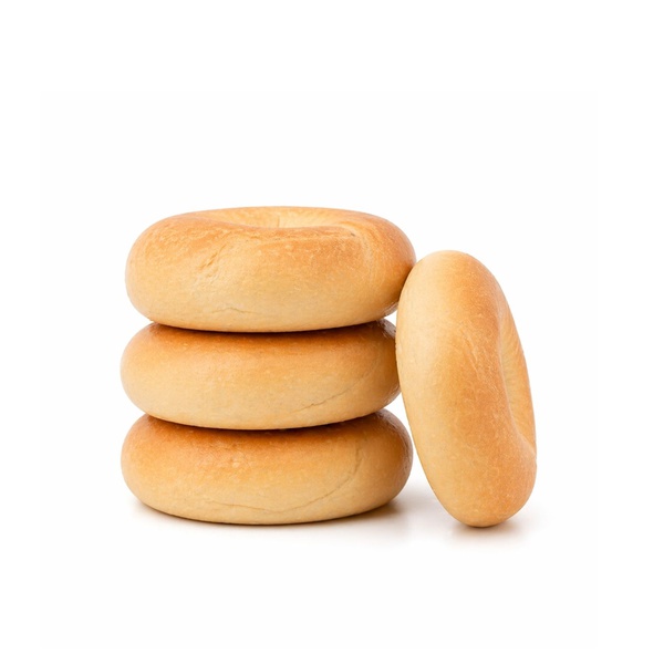 Plain Bagel 120g x 4 Pack