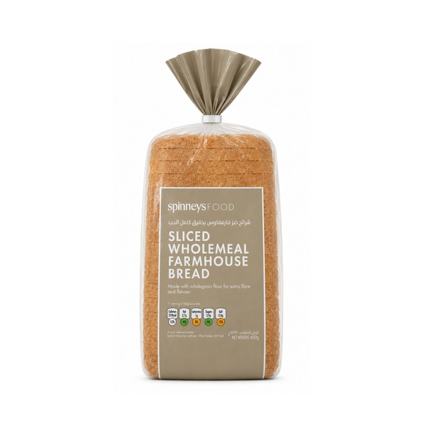 Spinneysfood Wholemeal Farmhouse Bread 400g