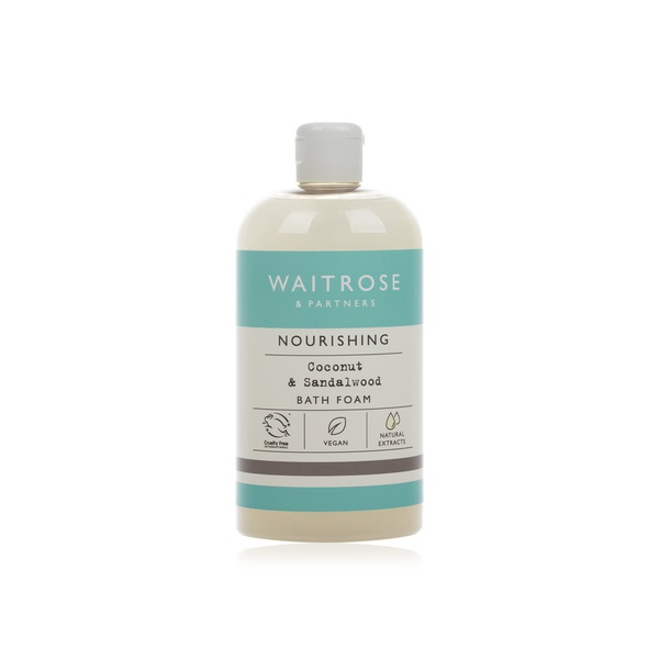 Waitrose Coconut and Sandalwood Bath Foam 500ml
