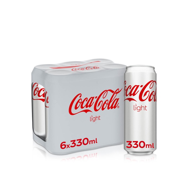 Coca Cola Light Can 330ml x 6