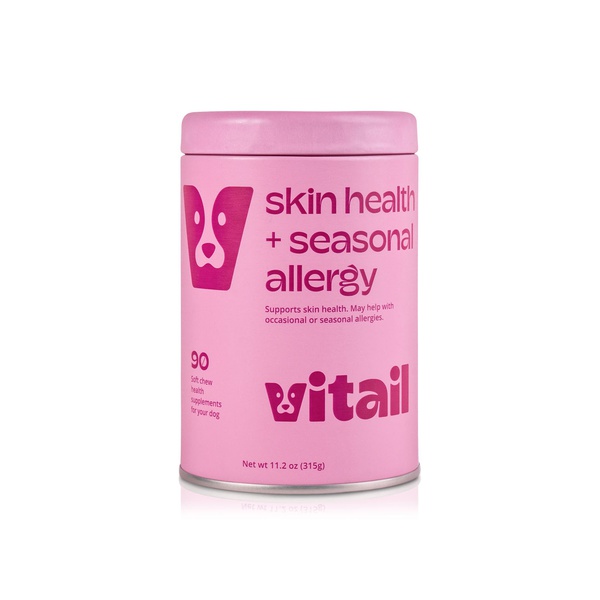 Vitail Skin Health and Seasonal Allergy Chews for Dogs 90 Chews 315g