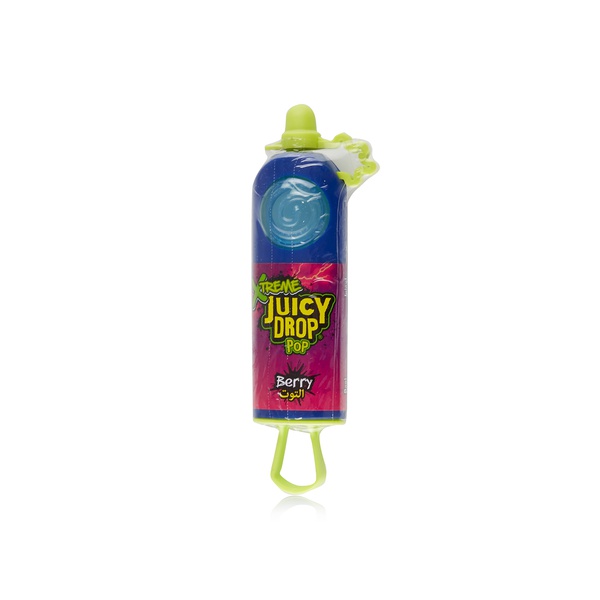 اشتري Bazooka Extreme Juicy Drop Pop berry candy 26g في الامارات