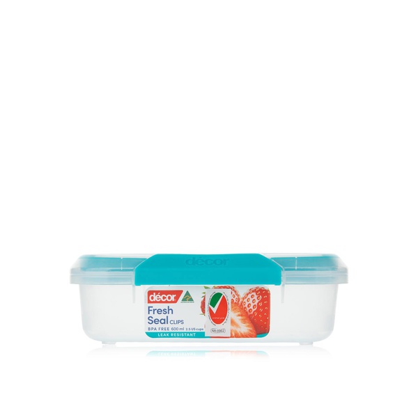 Decor Fresh Seal Clip Food Container Oblong 600ml