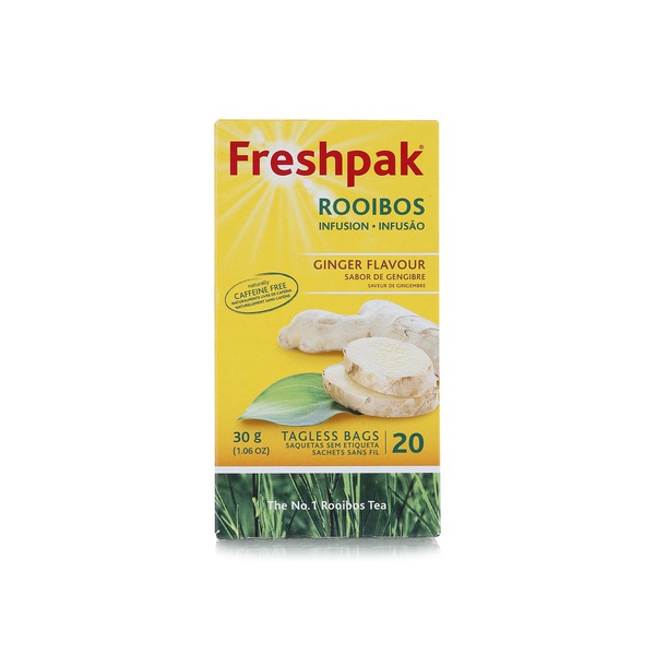اشتري Freshpak ginger rooibos herbal tea 20s 30g في الامارات