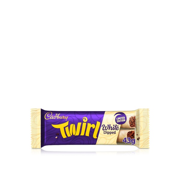 Cadbury Twirl White Dipped Chocolate Bar 43g