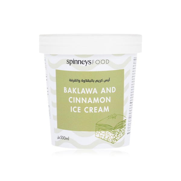 Spinneysfood Baklawa and Cinnamon Ice Cream 500ml