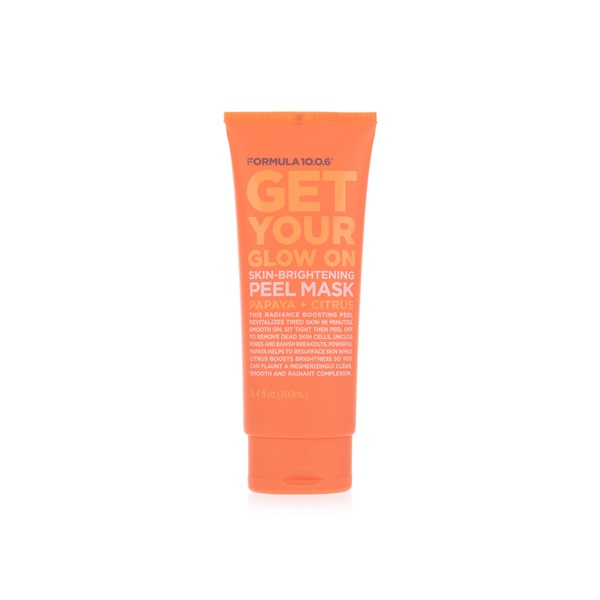 Formula 10.0.6 Get Your Glow on Skin-Brightening Peel Mask Papaya + Citrus 100ml