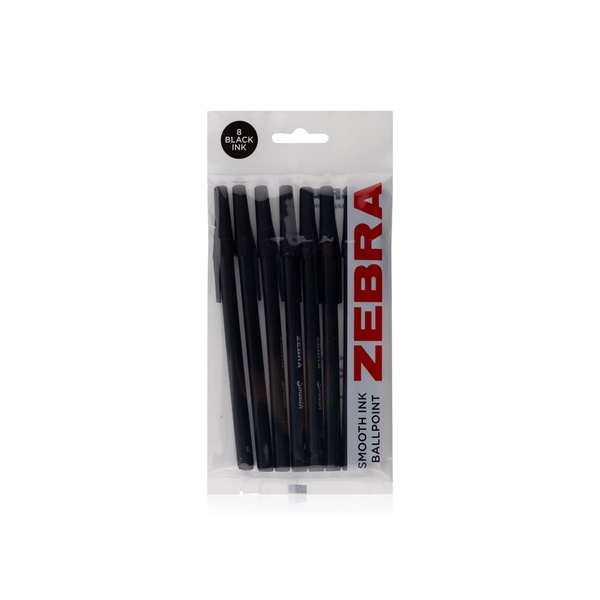 Zebra Smooth Ink Ballpoint Pens 8s