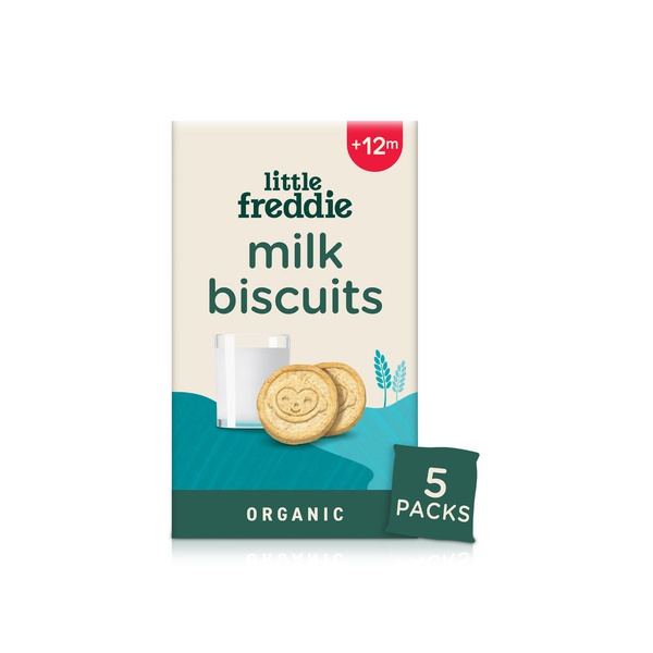 Little Freddie Organic Milk Biscuits Baby Food Snack (+12m) 100g