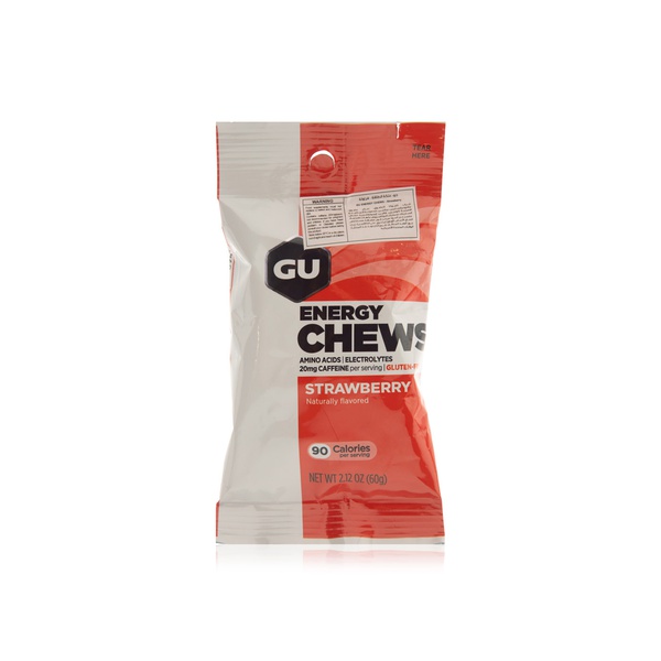 Gu Energy Chews Strawberry 60g