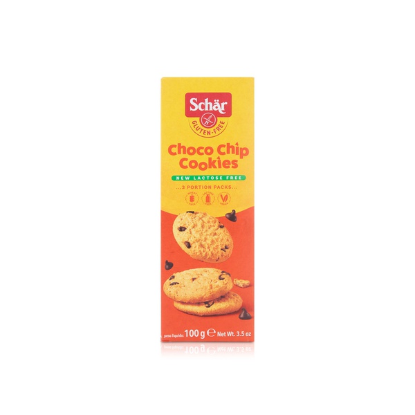 Buy Schar gluten free chocolate chip cookie biscuits 100g in UAE