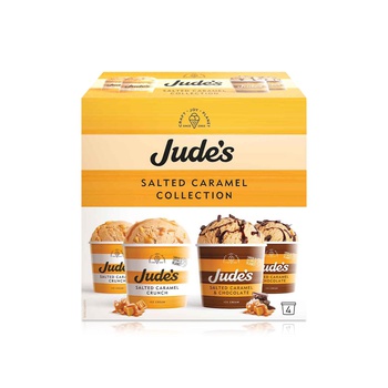 Jude's Salted Caramel Collection Ice Cream 85ml x 4