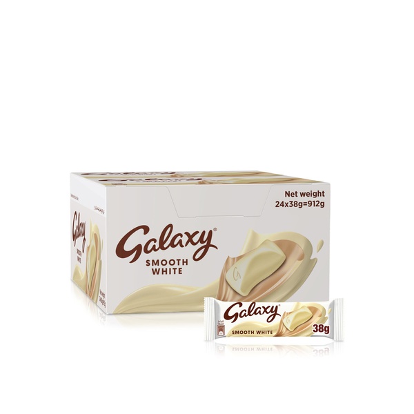 Galaxy White Chocolate Bar 38g x 24