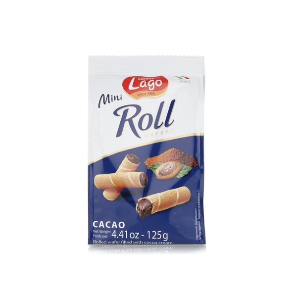Lago Mini Roll Wafers Cacao 125g