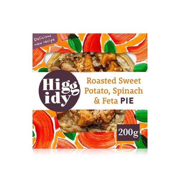 Higgidy Roasted Sweet Potato, Spinach & Feta Pie 200g