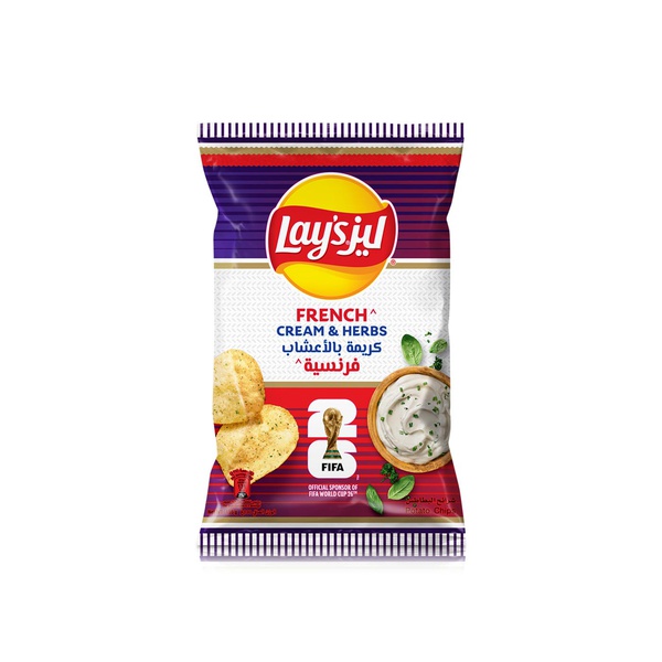Lays FIFA World Cup Edition French Cream & Herbs Potato Chips 155g