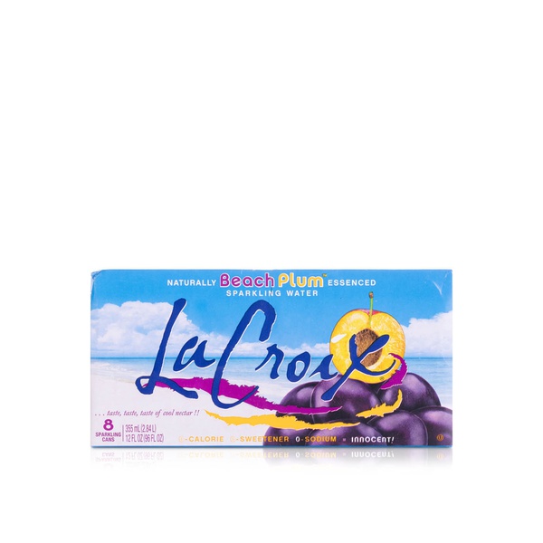 La Croix Beach Plum Sparkling Water 355ml 8 Cans